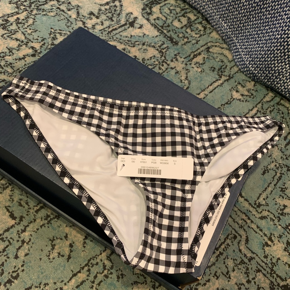 Gingham Bikini Bottom J. Crew